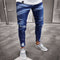Jeans Slim Ajustados con Desgarre y Cierre Lateral - Estilo Urbano Personalizado