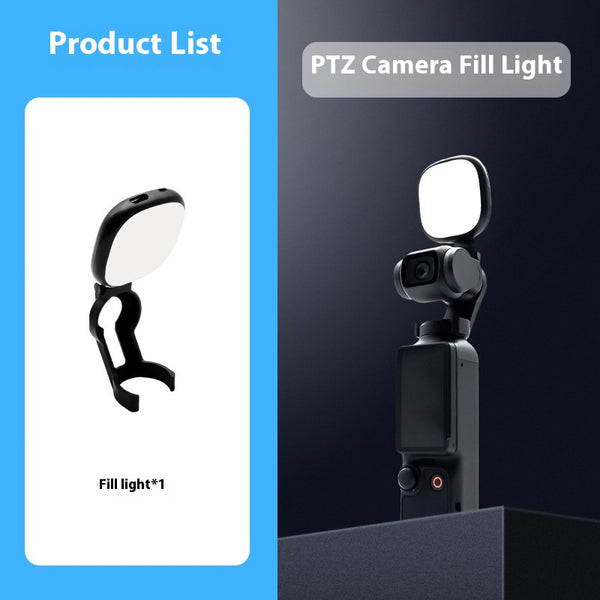 Soporte Universal PTZ con Luz de Relleno para Selfies y Transmisiones
