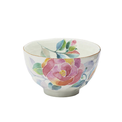 Tazón de Cerámica Artesanal Mino-yaki Multicolor para Arroz y Sopa - Image 51