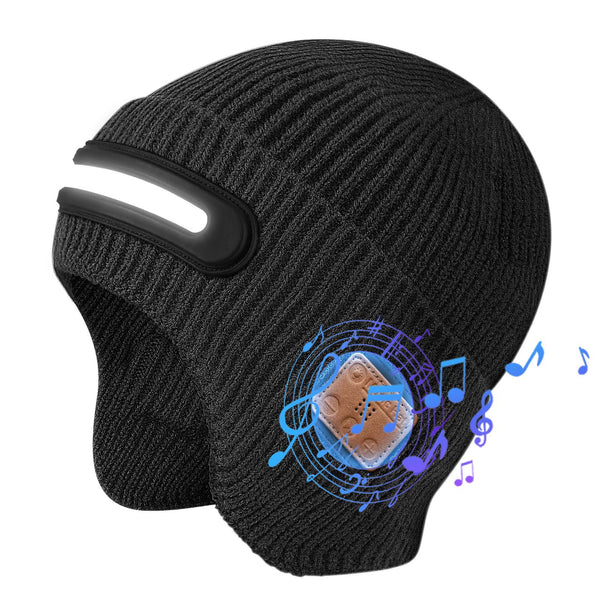 Gorro Tejido con Iluminación LED para Correr de Noche - Image 5