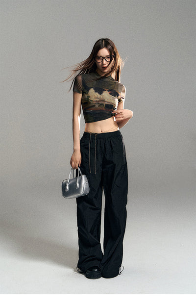 Playera Ajustada con Estampado de Gatitos en Malla Elástica - Image 17