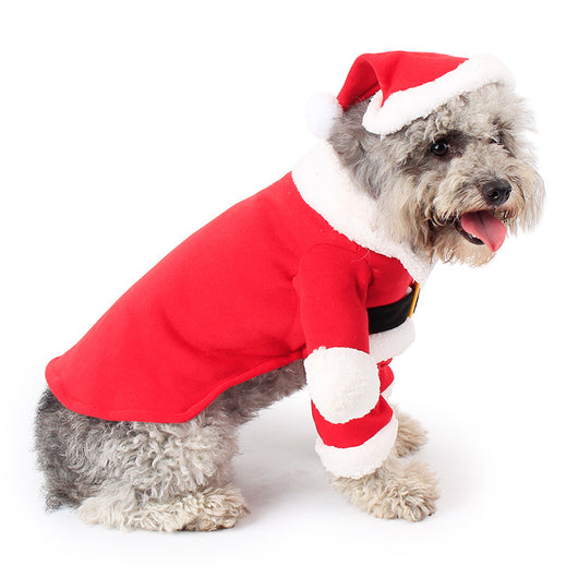 Disfraz Navideño para Mascotas - Traje Festivo Erguido - Image 7