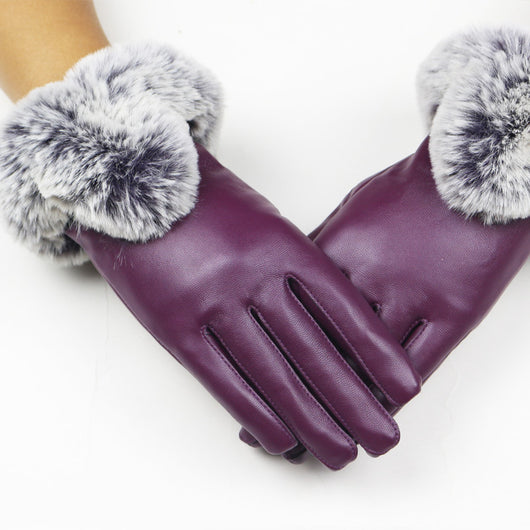 Guantes de Cuero con Pantalla Táctil para Otoño e Invierno - Image 3