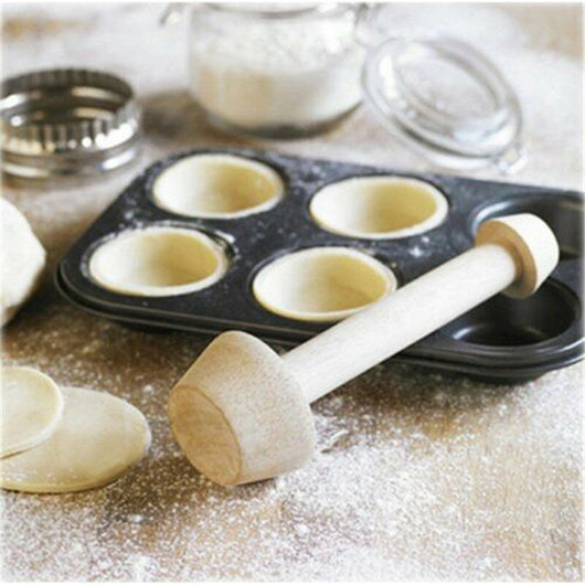 Compactador Doble para Tartas de Huevo - Herramienta de Repostería Profesional