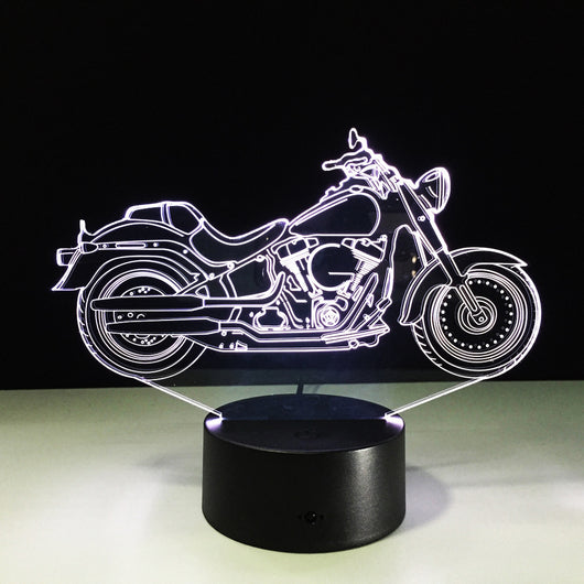 Lámpara Nocturna 3D de Motocicleta - Image 3