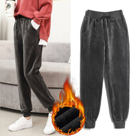 Pantalones Joggers de Lana y Cachemira para Invierno - Cómodos y Cálidos - Image 5