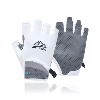 Guantes de Ciclismo Deportivos Medio Dedo Pantalla Táctil Transpirables con Protección Solar - Image 17