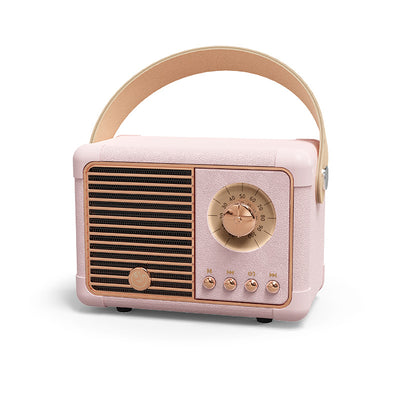 Parlante Portátil Retro con Bluetooth y Bajos Potentes - Image 3