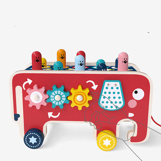 Banco de Martilleo Montessori con Autobús Musical - Juguete Educativo de Madera para Niños - Image 10