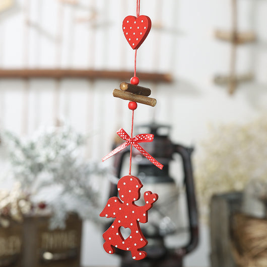 Adorno Navideño de Madera con Lunares Creativos - Image 8