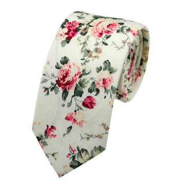 Corbata de Algodón con Estampado Moderno para Hombre - Image 25