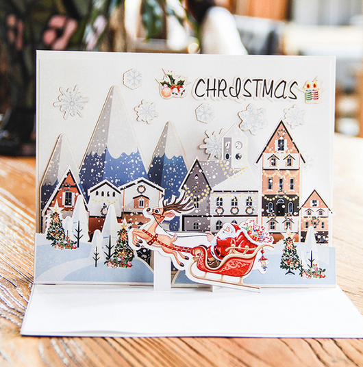 Tarjetas Navideñas 3D Estéreo Mayoreo - Saludos Creativos Hechos a Mano - Image 11