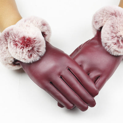 Guantes de Cuero con Pantalla Táctil para Otoño e Invierno - Image 2