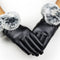 Guantes de Cuero con Pantalla Táctil para Otoño e Invierno