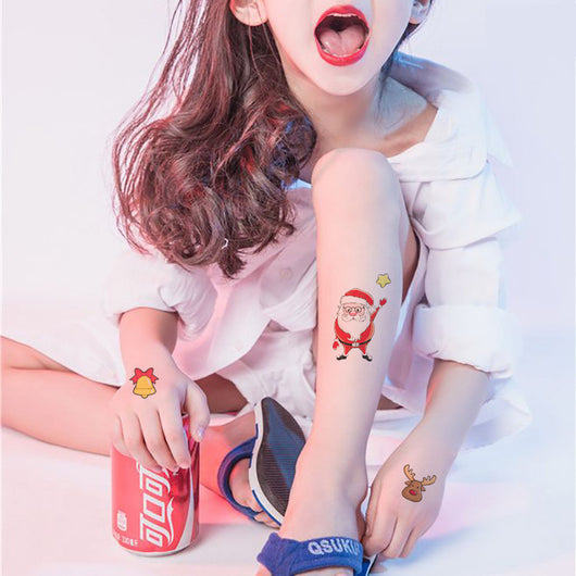 Tatuajes Temporales Navideños y Año Nuevo para Niños - Image 10