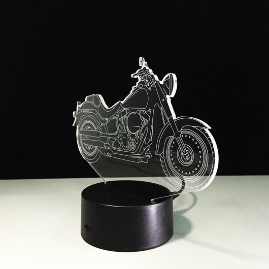 Lámpara Nocturna 3D de Motocicleta - Image 4