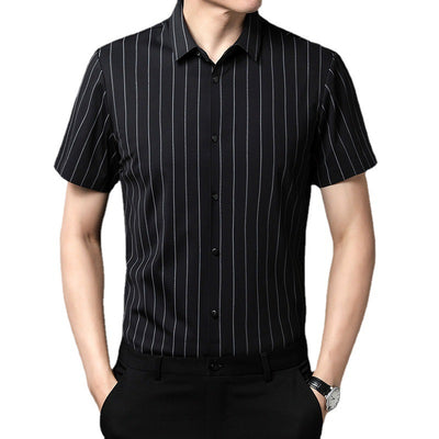 Camisa Manga Corta Ice Silk Sin Costuras para Hombre - Image 5
