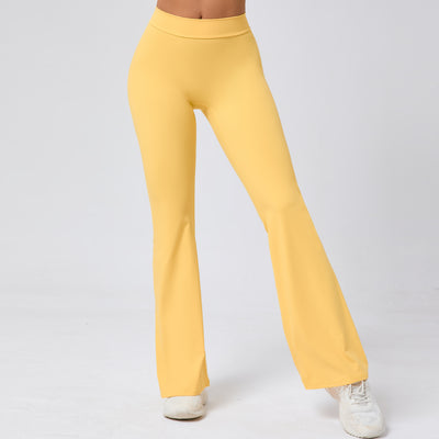 Pantalones Yoga Acampanados Levantacaderas con Cintura en V - Image 18