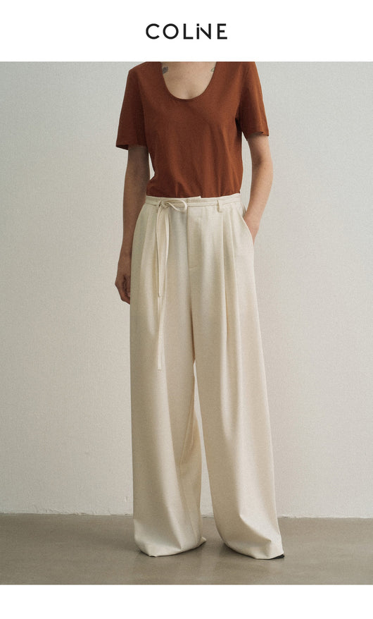 Pantalones Anchos Cómodos sin Cintura Ajustable Antiojeras - Image 24