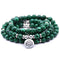 Pulsera Buddha de Plata con Cuentas de Loto - Yoga y Espiritualidad