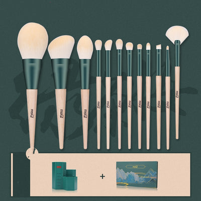 Set de 12 Brochas de Maquillaje Profesional - Kit Completo para Principiantes - Image 9