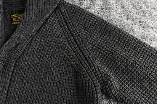 Suéter de Lana Vintage Combinada para Hombre - Image 17