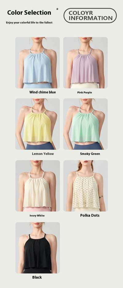 Chaleco Deportivo de Malla para Yoga - Top Suelto para Mujer - Image 30