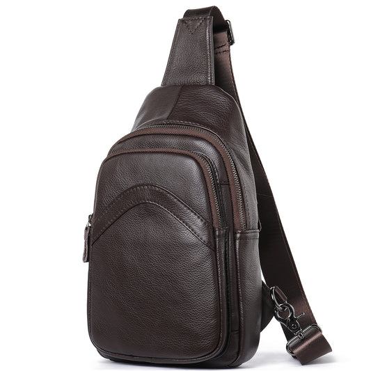 Bolso Bandolera de Cuero para Hombre - Diseño Deportivo y Casual - Image 2