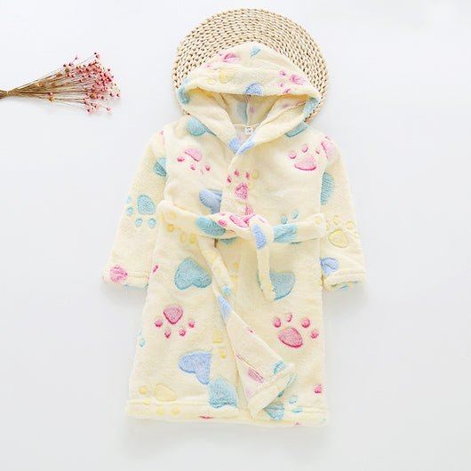 Batas Acogedoras de Franela para Niños y Niñas - Image 24