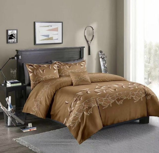 Juego de Cama Tres Piezas Negro Liso Premium - Image 11