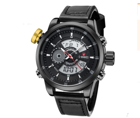 Reloj Casual Doble para Hombre - Resistente al Agua con Correa Ajustable - Image 6