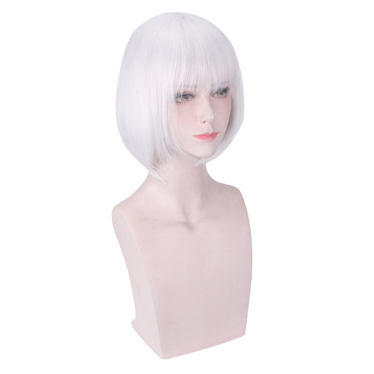 Peluca Cosplay Gris Plata Premium - Image 2
