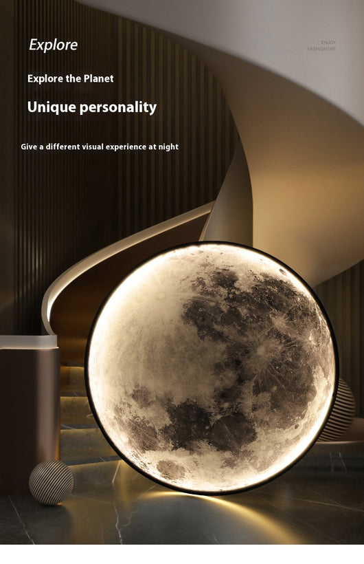 Lámpara Decorativa de Pared Luna para Dormitorio y Sala - Image 15