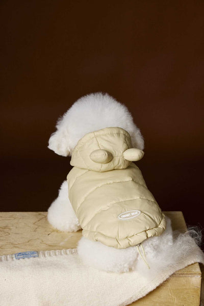 Chaleco Acolchado sin Mangas con Capucha - Diseño Adorable de Schnauzer y Bichón - Image 29