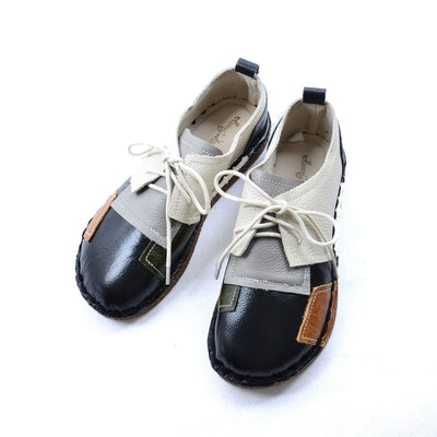 Zapatos Colorblock con Punta Redonda y Suela Blanda - Diseño Único y Cómodo - Image 10