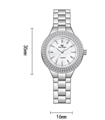 Reloj de Pulsera para Mujer con Cadena Completa de Diamantes - Image 8