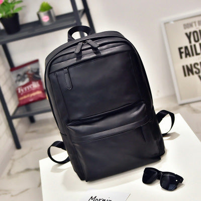 Mochila Casual Retro de Cuero para Hombre - Bolsa para Computadora y Viajes - Image 6