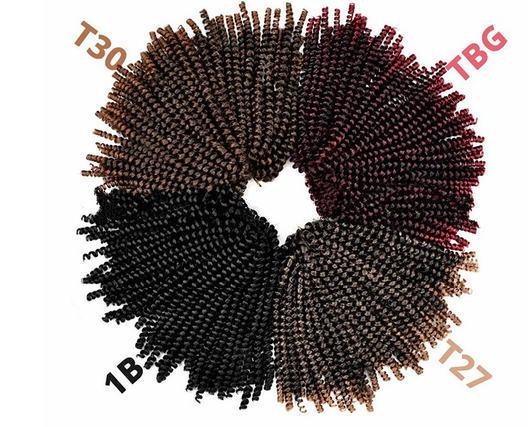 Peluca de Fibra Química con Rizos Compactos - Image 11
