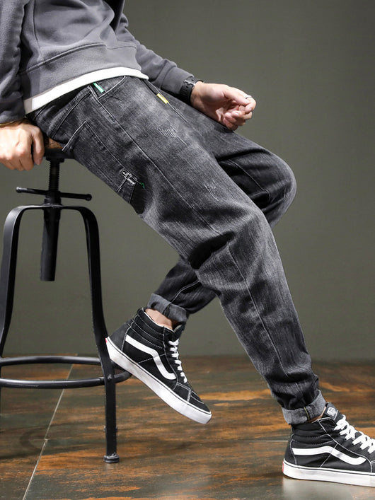 Pantalón Casual Coreano de Cintura Media y Corte Recto - Image 4