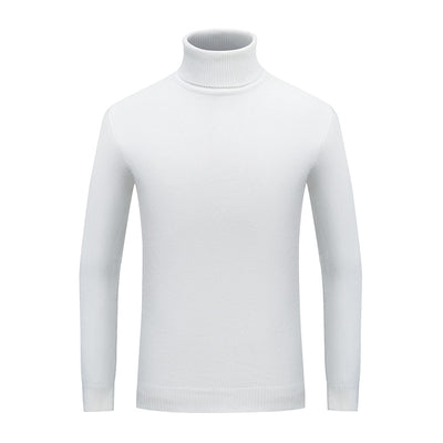 Suéter Cuello Alto Hueco Liso para Hombre - Diseño Minimalista y Versátil - Image 9