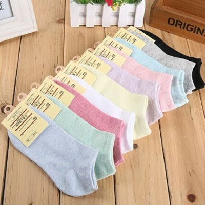 Calcetines Lisos para Mujer