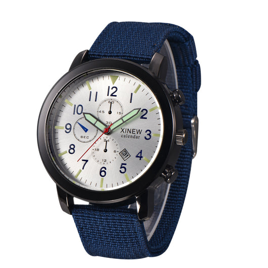Reloj de Pulsera Hombre Banda Nylon Calendario Cuarzo - Image 27