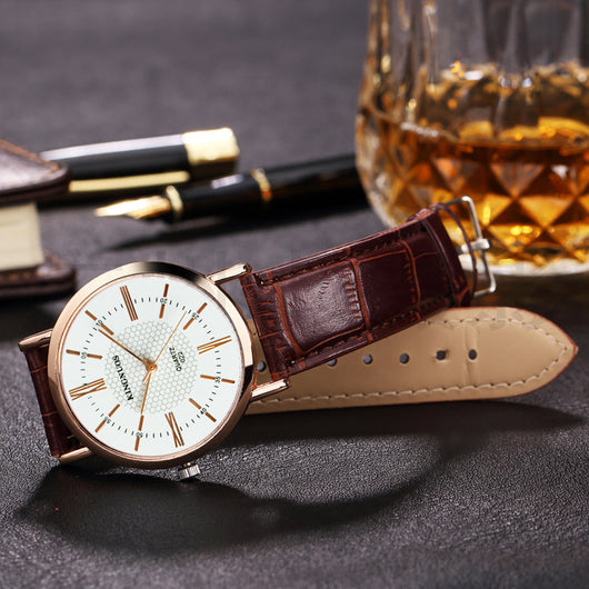 Reloj Pulsera Pareja Oro Rosa con Números Romanos - Diseño Elegante Unisex - Image 9