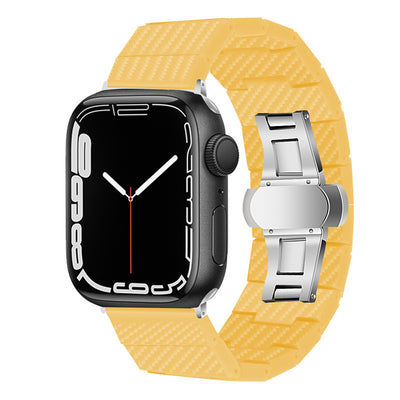Correa de Reloj Tejida en Carbono con Textura Premium - Image 4
