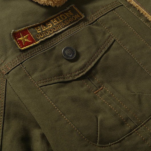Chaqueta de Forro Polar con Cuello - Image 4