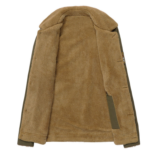 Chaqueta de Forro Polar con Cuello