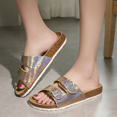 Sandalias de Corcho con Doble Hebilla - Image 10