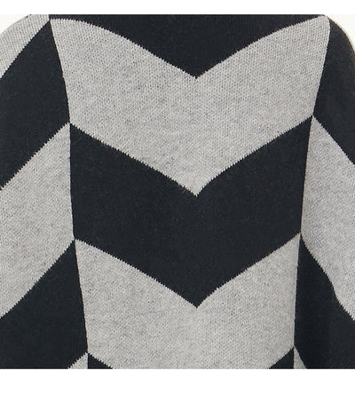 Suéter Holgado Reductor con Corte Oblicuo - Chaqueta Casual Gruesa - Image 9