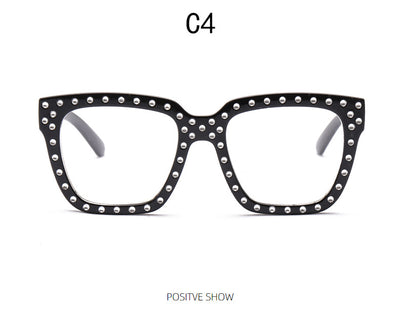 Gafas de Sol Grandes con Strass Estilo Europeo y Americano para Mujer - Image 26