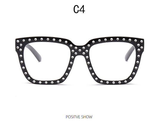 Gafas de Sol Grandes con Strass Estilo Europeo y Americano para Mujer - Image 26